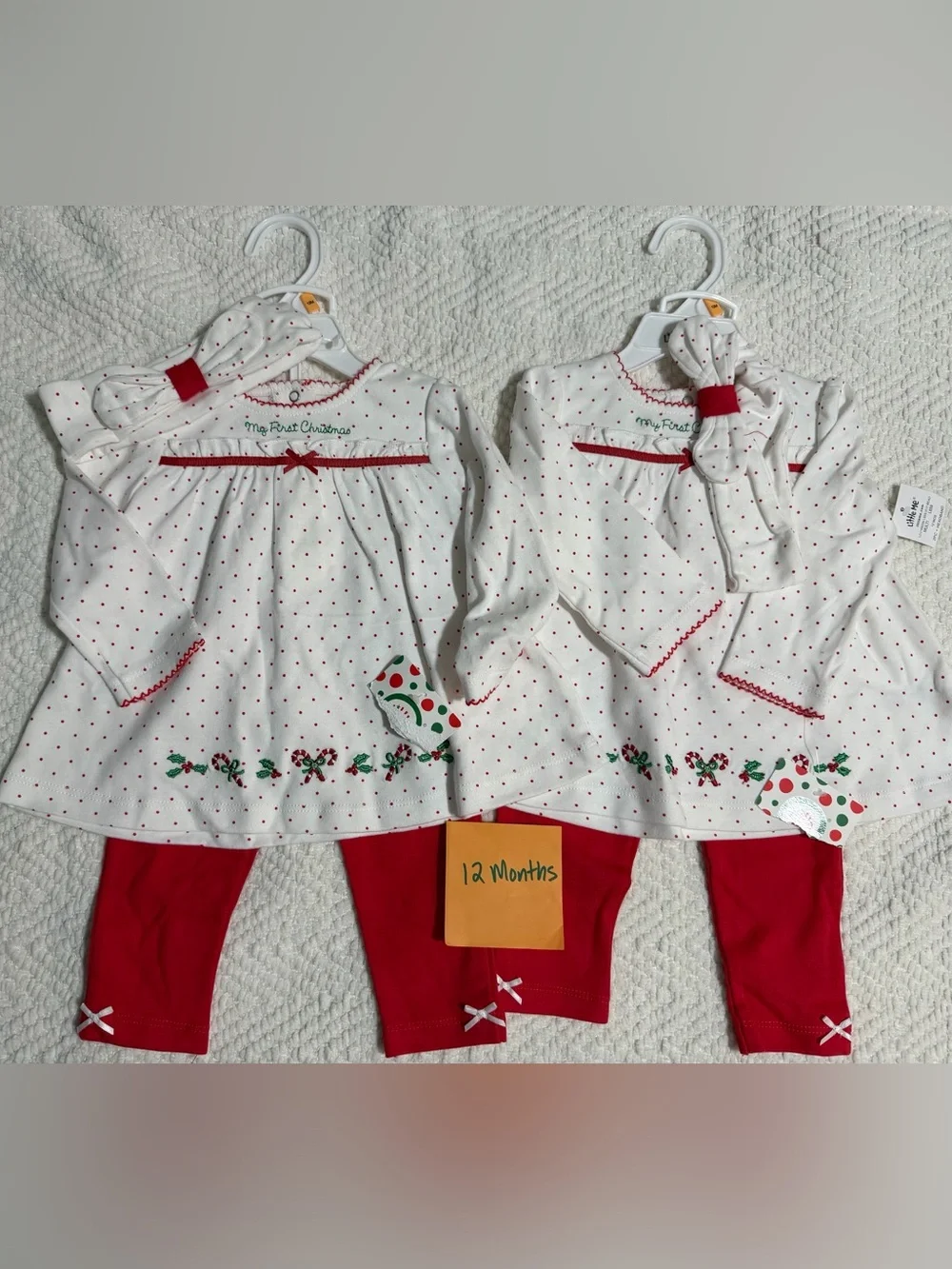 12 month twin baby girl Christmas lot!
